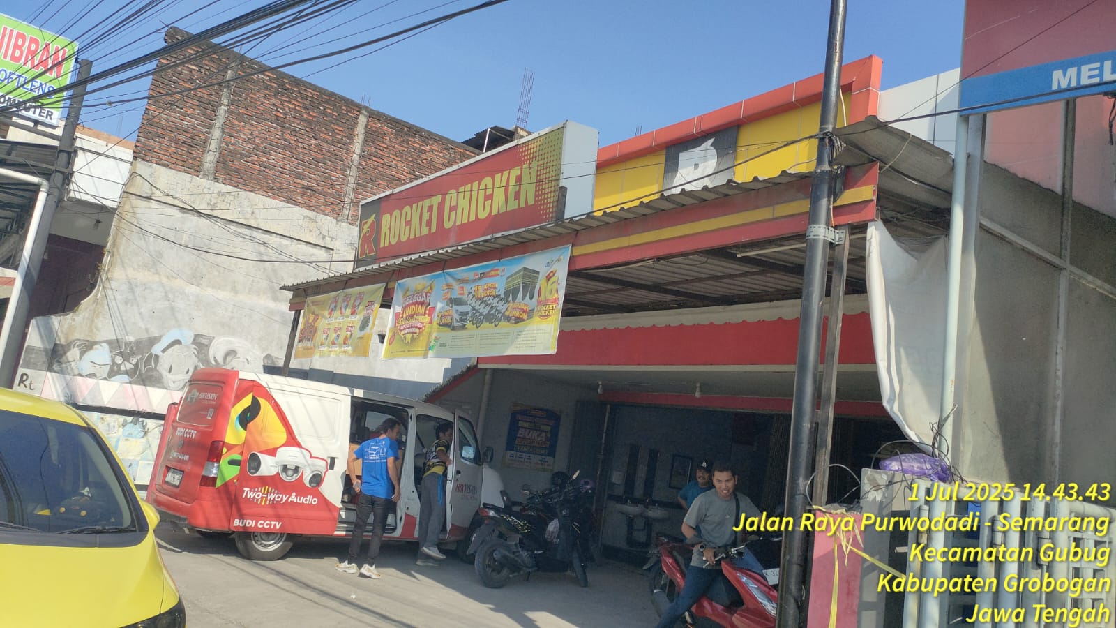 PASANG CCTV DI GROBOGAN - ROCKET CHICKEN