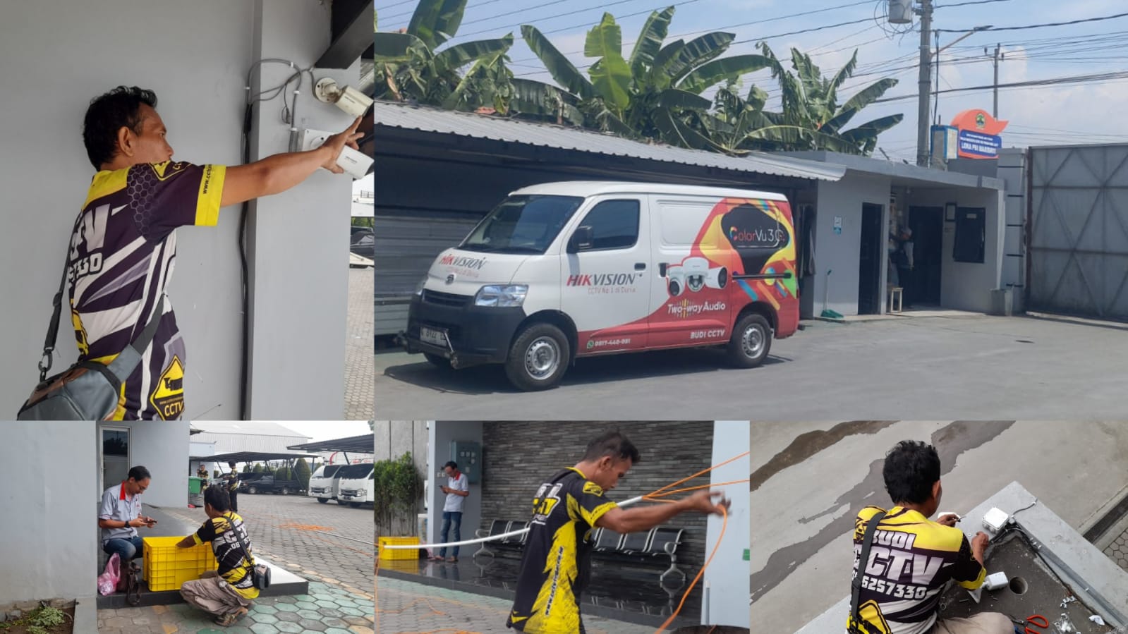 Pemasangan CCTV Hikvision 4 Channel Smart Hybrid Light 2MP di Rumah Area Kota Cirebon