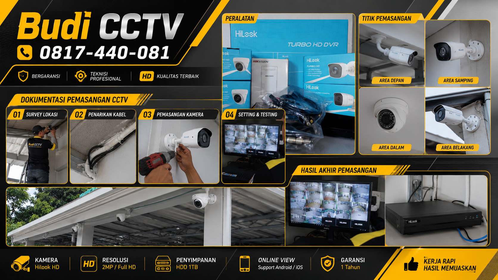 Solusi Keamanan Rumah di Batang Lebih Maksimal dengan pemasangan Budi CCTV Pekalongan